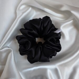 Jedwabna scrunchie Black M