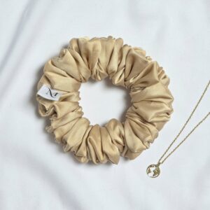 scrunchie chmpagne small