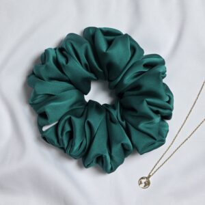 scrunchie hunter green standard