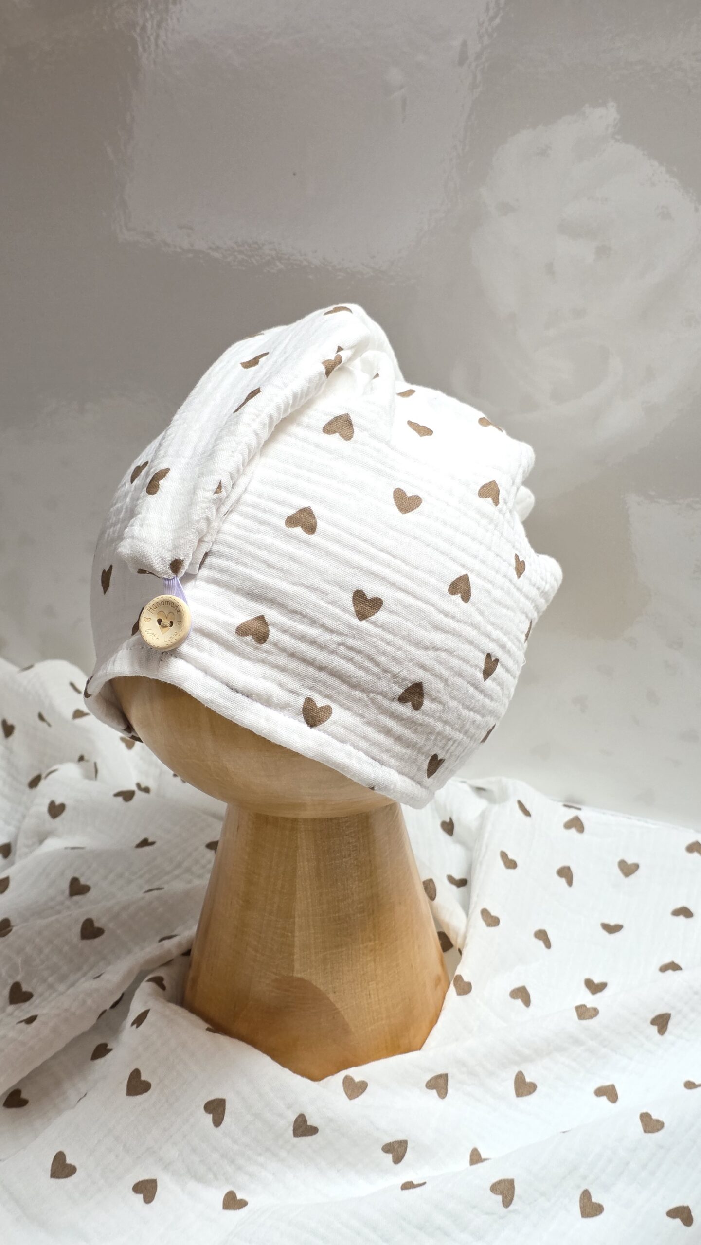 20260807 152514 turban do suszenia włosów choco heart