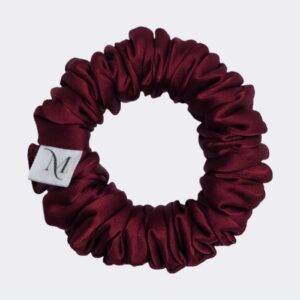 scrunchie dark cherry small