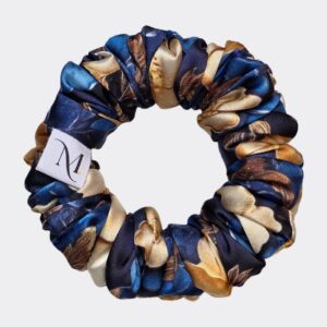 scrunchie midnight blossom small